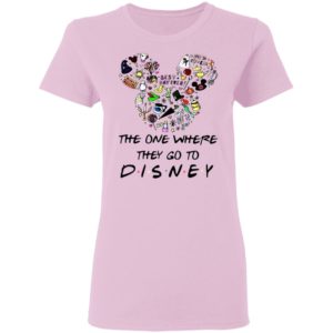 Mickey Mouse Head The One Where They Go To Disney Shirt