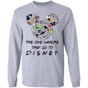 Mickey Mouse Head The One Where They Go To Disney Shirt