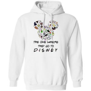 Mickey Mouse Head The One Where They Go To Disney Shirt