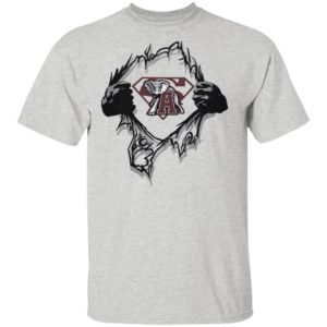 Alabama Crimson Tide Insides Me Superman Shirt