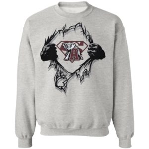 Alabama Crimson Tide Insides Me Superman Shirt