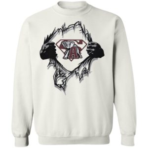 Alabama Crimson Tide Insides Me Superman Shirt