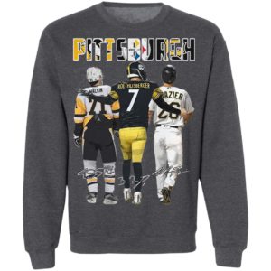 Pittsburgh Pittsburgh Steelers Pittsburgh Penguins malkin Roethlisberger Raizer signatures shirt