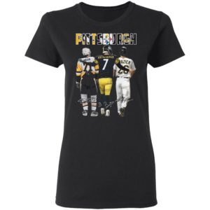 Pittsburgh Pittsburgh Steelers Pittsburgh Penguins malkin Roethlisberger Raizer signatures shirt