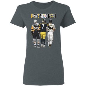Pittsburgh Pittsburgh Steelers Pittsburgh Penguins malkin Roethlisberger Raizer signatures shirt
