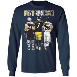 Pittsburgh Pittsburgh Steelers Pittsburgh Penguins malkin Roethlisberger Raizer signatures shirt