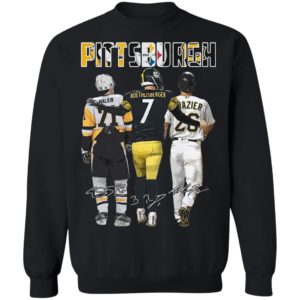 Pittsburgh Pittsburgh Steelers Pittsburgh Penguins malkin Roethlisberger Raizer signatures shirt
