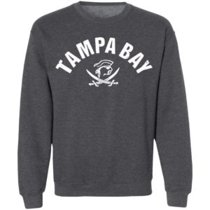 Red Tampa Bay Old School Pirate TB Cool Tampa Bay Shirt
