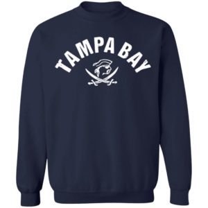 Red Tampa Bay Old School Pirate TB Cool Tampa Bay Shirt