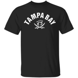 Red Tampa Bay Old School Pirate TB Cool Tampa Bay Shirt