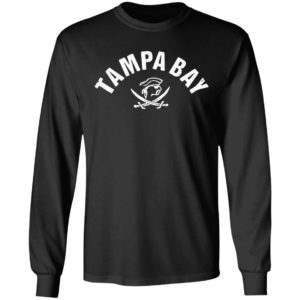 Red Tampa Bay Old School Pirate TB Cool Tampa Bay Shirt