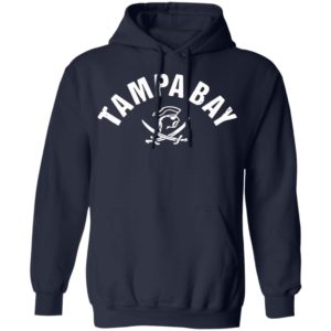 Red Tampa Bay Old School Pirate TB Cool Tampa Bay Shirt