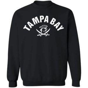 Red Tampa Bay Old School Pirate TB Cool Tampa Bay Shirt