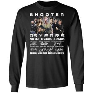 Shooter 05 Years 2016-2021 03 Seasons 31 Episodes Thank You For The Memories Signatures Shirt