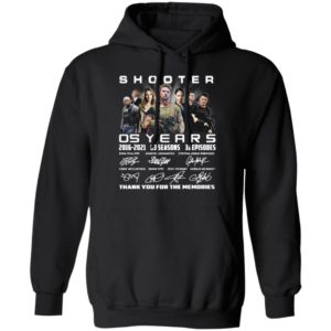 Shooter 05 Years 2016-2021 03 Seasons 31 Episodes Thank You For The Memories Signatures Shirt