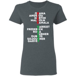Black History Obama Angelou Martin Malcolm Kamala Harriet Frederick Shirt