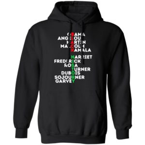 Black History Obama Angelou Martin Malcolm Kamala Harriet Frederick Shirt