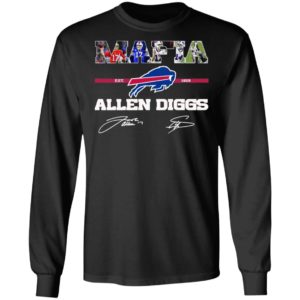 Buffalo Bills Mafia Allen Diggs signatures shirt