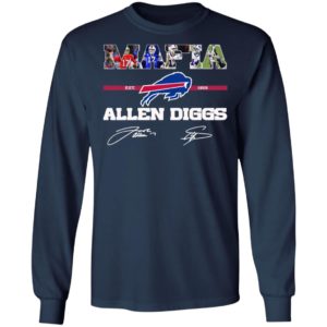 Buffalo Bills Mafia Allen Diggs signatures shirt