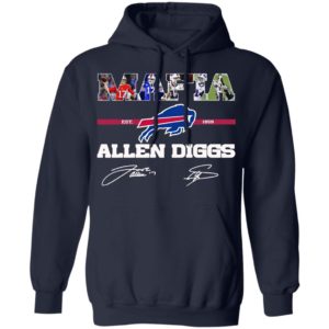 Buffalo Bills Mafia Allen Diggs signatures shirt