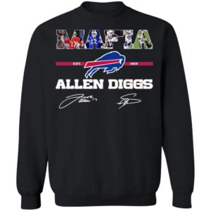 Buffalo Bills Mafia Allen Diggs signatures shirt