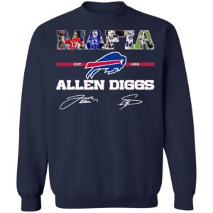 Buffalo Bills Mafia Allen Diggs signatures shirt