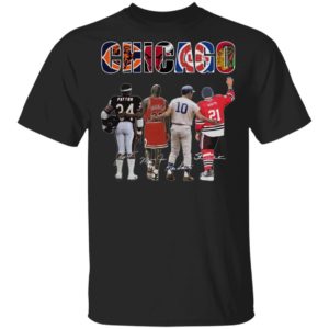 Chicago Chicago Bears Chicago Bulls Chicago Cubs Payton Jordan Mikita Signatures Shirt