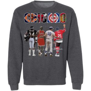 Chicago Chicago Bears Chicago Bulls Chicago Cubs Payton Jordan Mikita Signatures Shirt