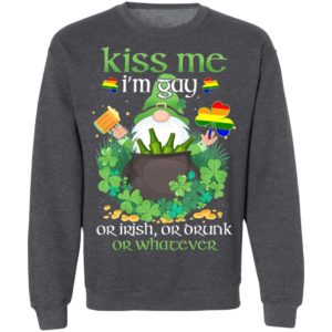 unny Gay St Patrick’s Day Kiss Me I’m Gay Shirt