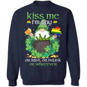 unny Gay St Patrick’s Day Kiss Me I’m Gay Shirt