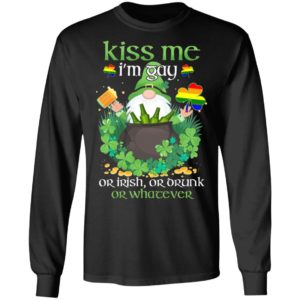 unny Gay St Patrick’s Day Kiss Me I’m Gay Shirt
