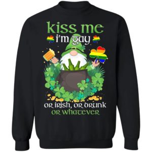unny Gay St Patrick’s Day Kiss Me I’m Gay Shirt