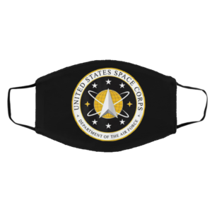 United States Space Corps Department Of The Air Force Face Mask