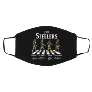 The Steelers Abbey Road Signatures Face Mask
