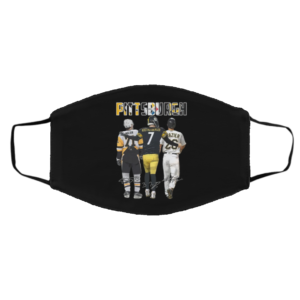 Pittsburgh Pittsburgh Steelers Pittsburgh Penguins malkin Roethlisberger Raizer signatures Face mask