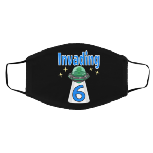 The Baby Alien 6th Birthday Boy Invading Face Mask