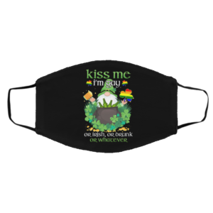 unny Gay St Patrick’s Day Kiss Me I’m Gay Mask