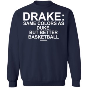 Drake Same Colors As Duke But Better Basketball Shirt