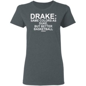 Drake Same Colors As Duke But Better Basketball Shirt