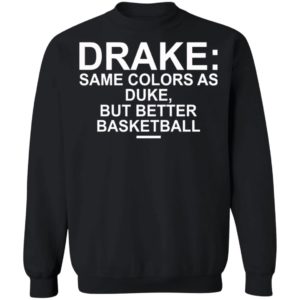 Drake Same Colors As Duke But Better Basketball Shirt
