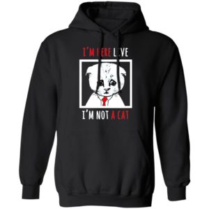 I’m Here Live I’m Not A Cat Funny Zoom Meme Humor Shirt