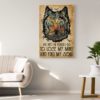 Wolf this is us our life our story our home Poster Canvas