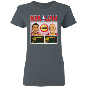 Nba jam rockets olajuwon and drexler shirt