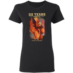 22 years naruto 1999 2021 thank you kurama shirt