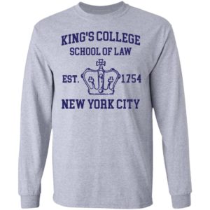 Alexander Hamilton Kings College School Of Law Est 1954 New York City Tee Shirt