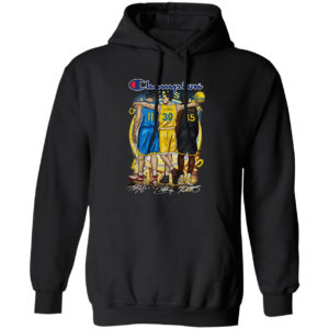 Champion Golden State Warriors Stephen Curry Klay Thompson Kevin Durant Signatures Shirt