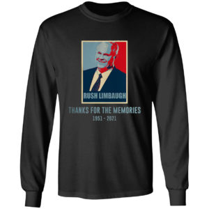 Rush Limbaugh thank for the memories 1951-2021 vintage art shirt