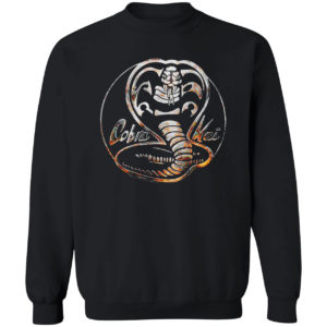 Faux chrome logo cobra kai shirt