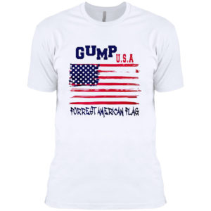 Gump USA forrest American flag shirt