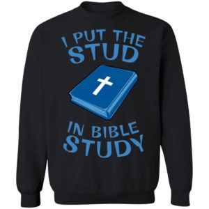 I Put The Stud In Bible Study Tee Shirt
